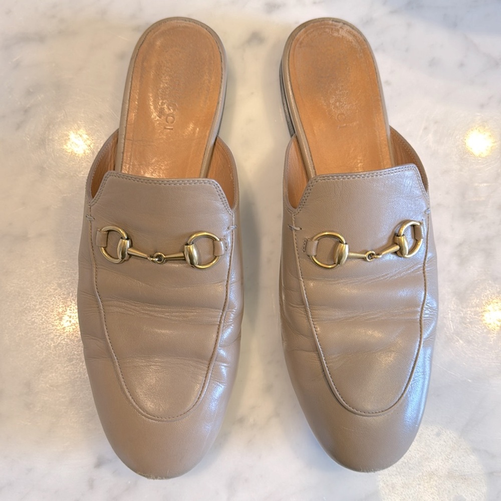 GUCCI Princetown Mules size 37.5
